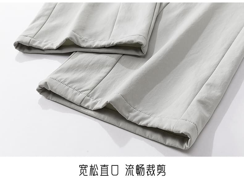 가을 새로운 조수 브랜드 아메리칸 스트레이트 낙하산 병 워크웨어 바지 기타 주머니 운동 넓은 다리 캐주얼 긴 바지 상세 이미지 20