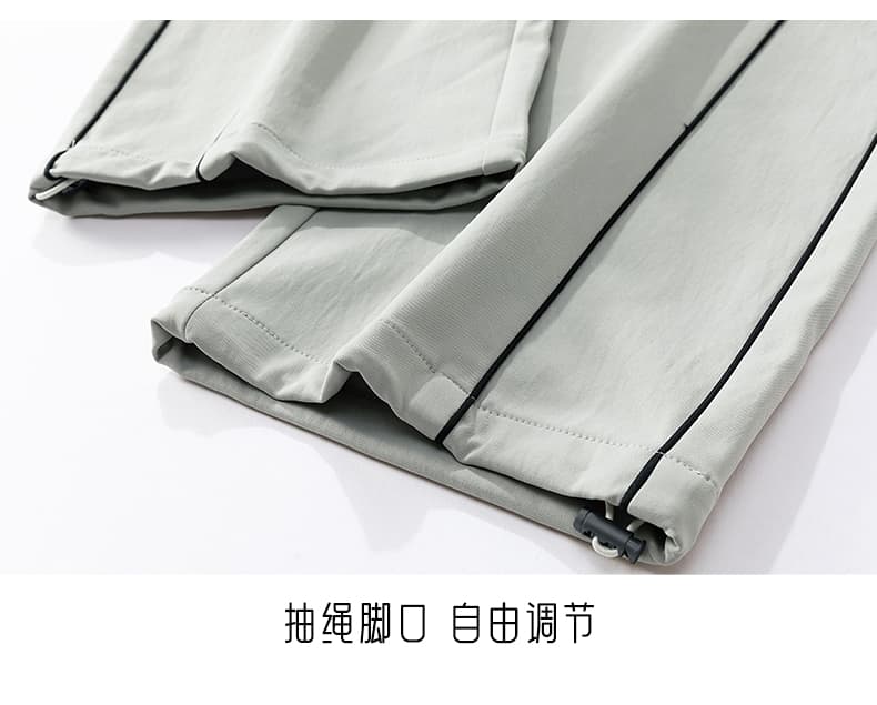 가을 새로운 아메리칸 조수 브랜드 디자인 센스 캐주얼 남성 루즈핏 다용도 도루 센스 넓은 다리 청소년 운동 긴 바지 상세 이미지 20