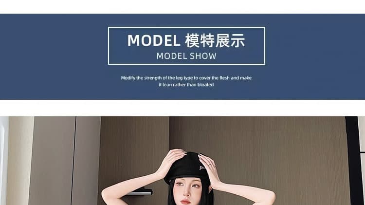 임산부 바지 여름 새로운 복부 지지 루즈핏 넓은 다리 하렘 바지 통통한 여동생 XL 임산부 바지 9부 바지 상세 이미지 16