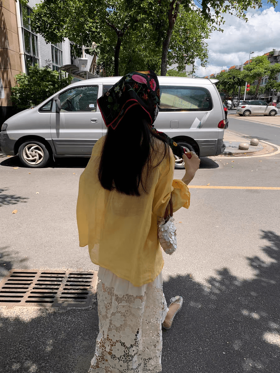 있음 선적 첫사랑 하얀 달빛 부드러운 요정 바람 우아함 홀로우 아웃 자수 후아 꽃 화이트 레이스 반신 스커트 밴딩 상세 이미지 2