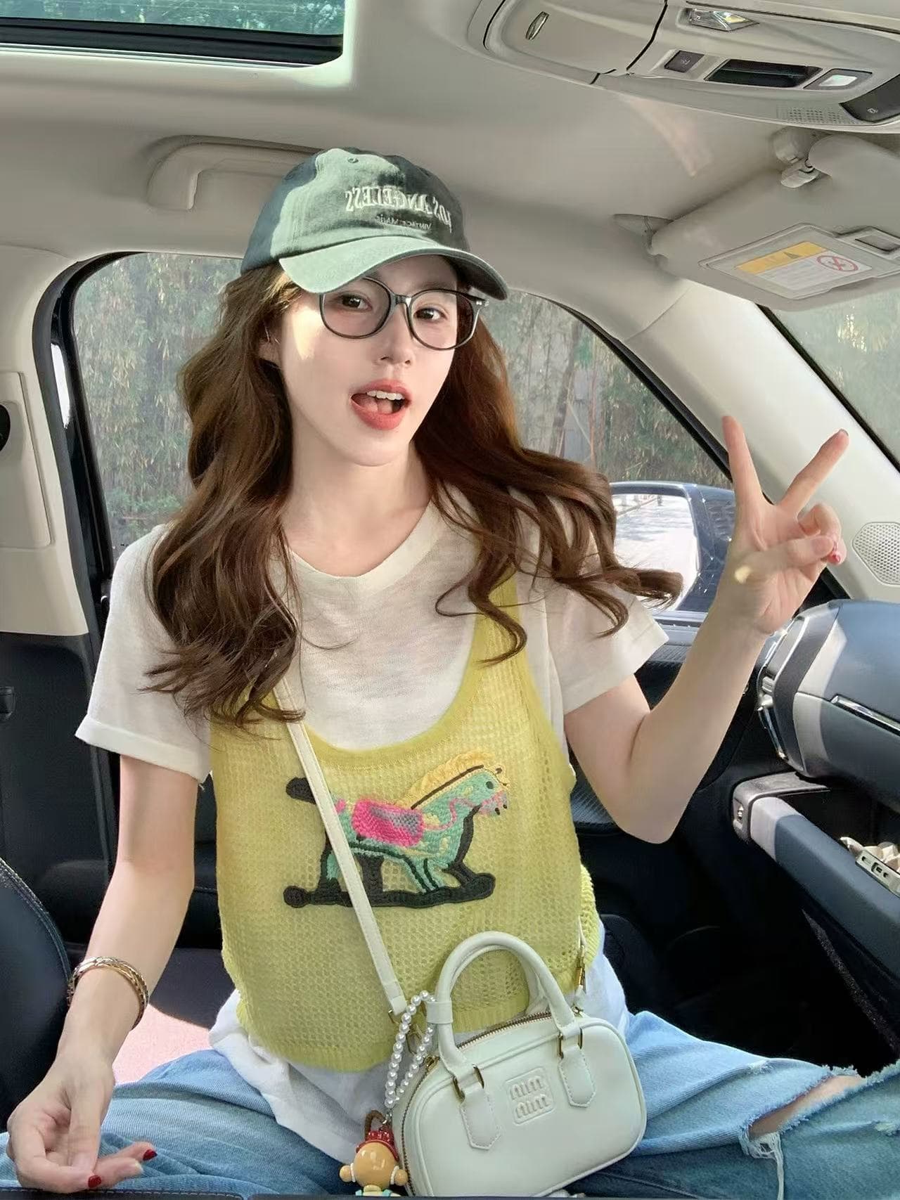페이크 레이어드 패치워크 반팔 티셔츠 여성 2026 새로운 여름 얇은 스타일 디자인 센스 루즈핏 연령 감소 작은 키 맨위 상세 이미지 3