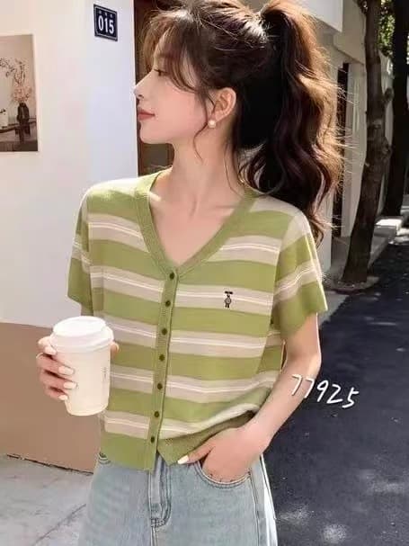 2026 새로운 라운드 넥 단색 오픈 가디건 루즈핏 스카프 짧은 소매 위버 봄 여름 섹션 익스트림 제인 슬림해 보이는 품격 맨위 상세 이미지 2