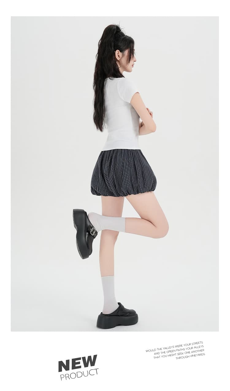 실사 레트로 스트라이프 캐주얼 꽃밭 반바지 여성 2026 새로운 펌프 로프 허리밴드 다용도 슬림해 보이는 스트레이트 팬츠 상세 이미지 24