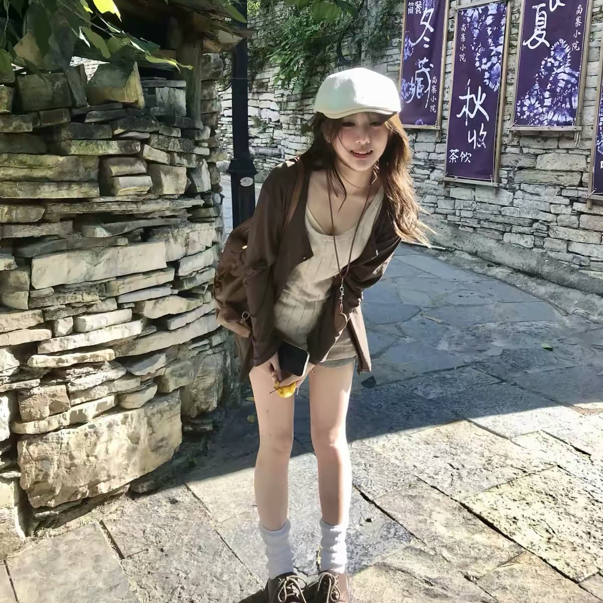 한 부서 착용 가져 가라. 긴팔 오픈 가디건 인사이드 가져 가라. 투피스 조끼 조기 가을 2026 새로운 느긋한 부드러운 얇은 스타일 재킷 이미지 2