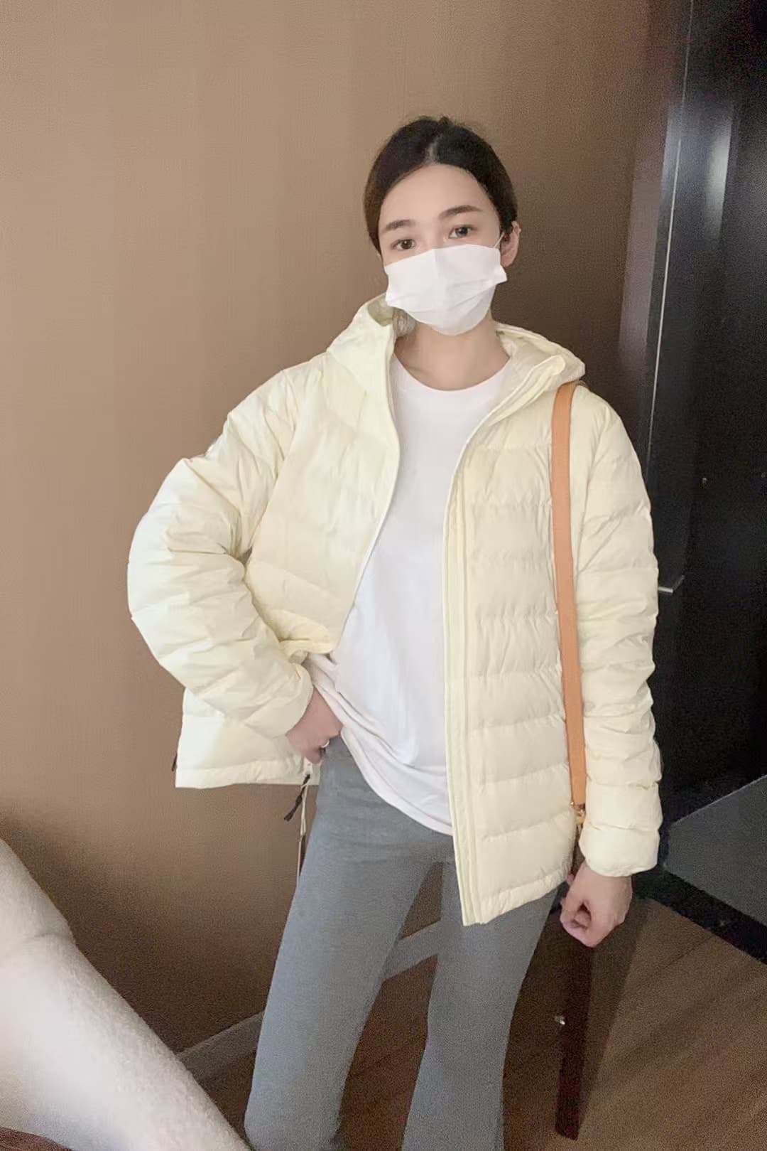 갈비 살 아래 면화 의류 여성 짧은 얇고 가벼운 완장 새로운 한국 스타일 캐주얼 가을 겨울철 후드 재킷 트렌디 상세 이미지 19