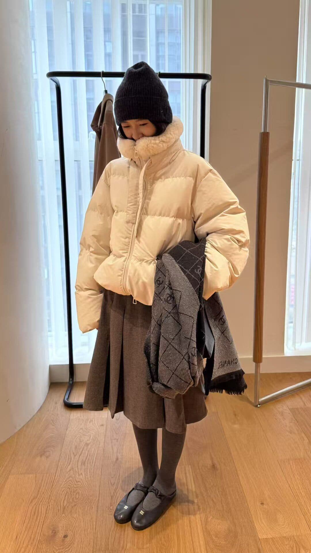 대외 무역 양털 스탠드 칼라 면 의류 오토바이 서비스 학생 패딩 재킷 배색 후드 아래 면화 의류 커플 재킷 상세 이미지 15
