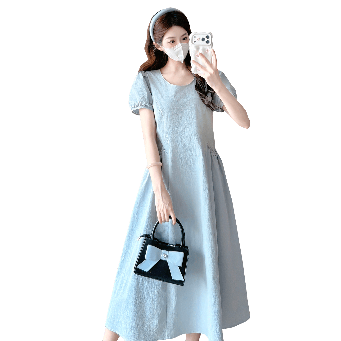 실사 임산부 드레스 이미지 5