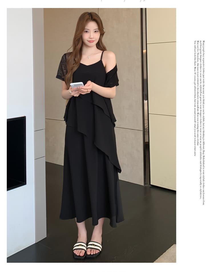 실사 미니멀리즘 2 세트 빅 사이즈 캐주얼 세트 상세 이미지 18