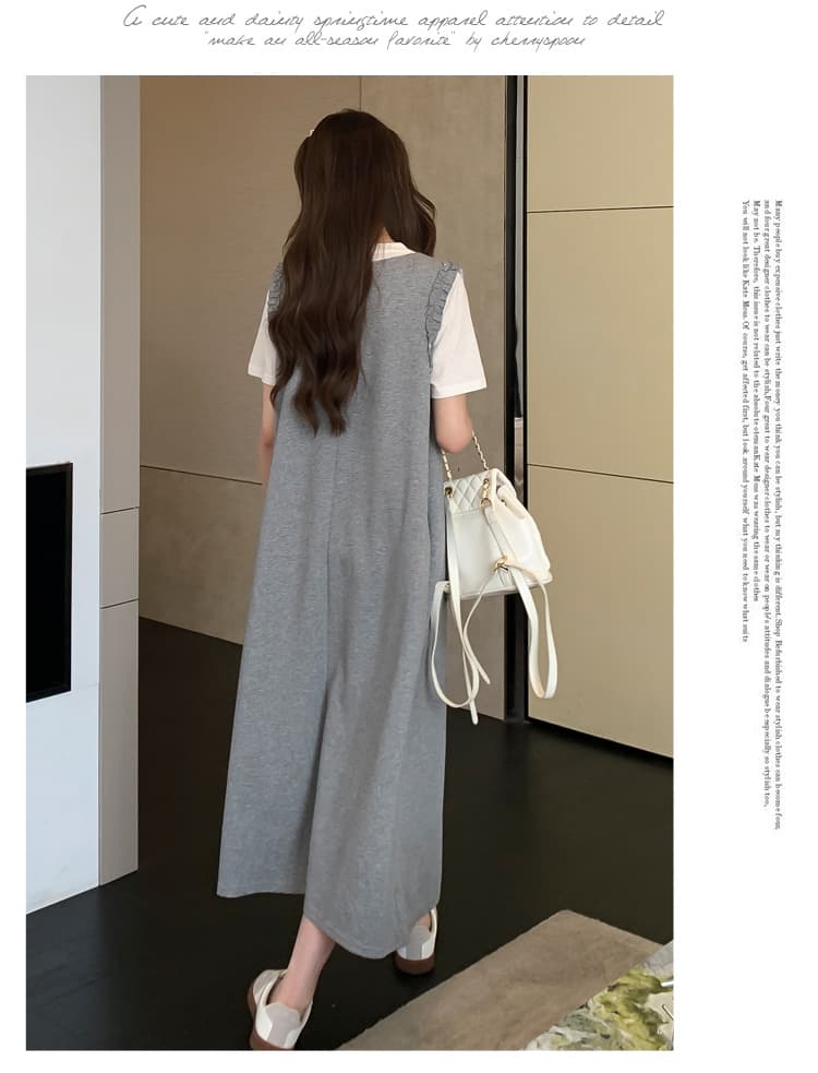 실사 미니멀리즘 2 세트 빅 사이즈 캐주얼 세트 상세 이미지 20