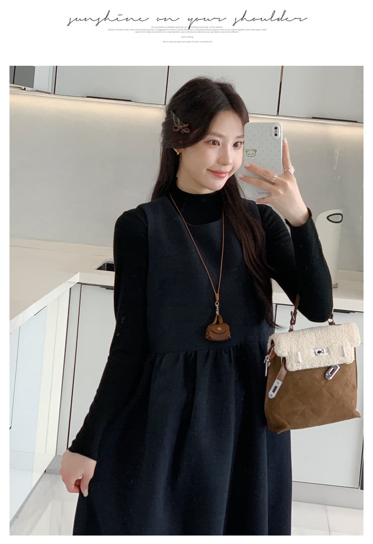 실사 미니멀리즘 2 세트 빅 사이즈 캐주얼 세트 상세 이미지 20