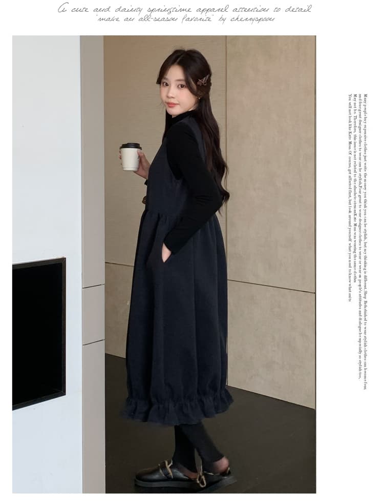 실사 미니멀리즘 2 세트 빅 사이즈 캐주얼 세트 상세 이미지 21