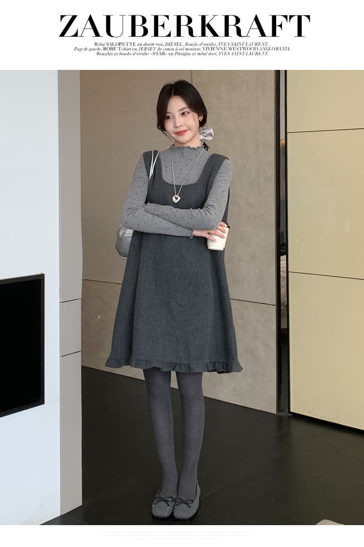 실사 미니멀리즘 2 세트 빅 사이즈 캐주얼 세트 상세 이미지 15