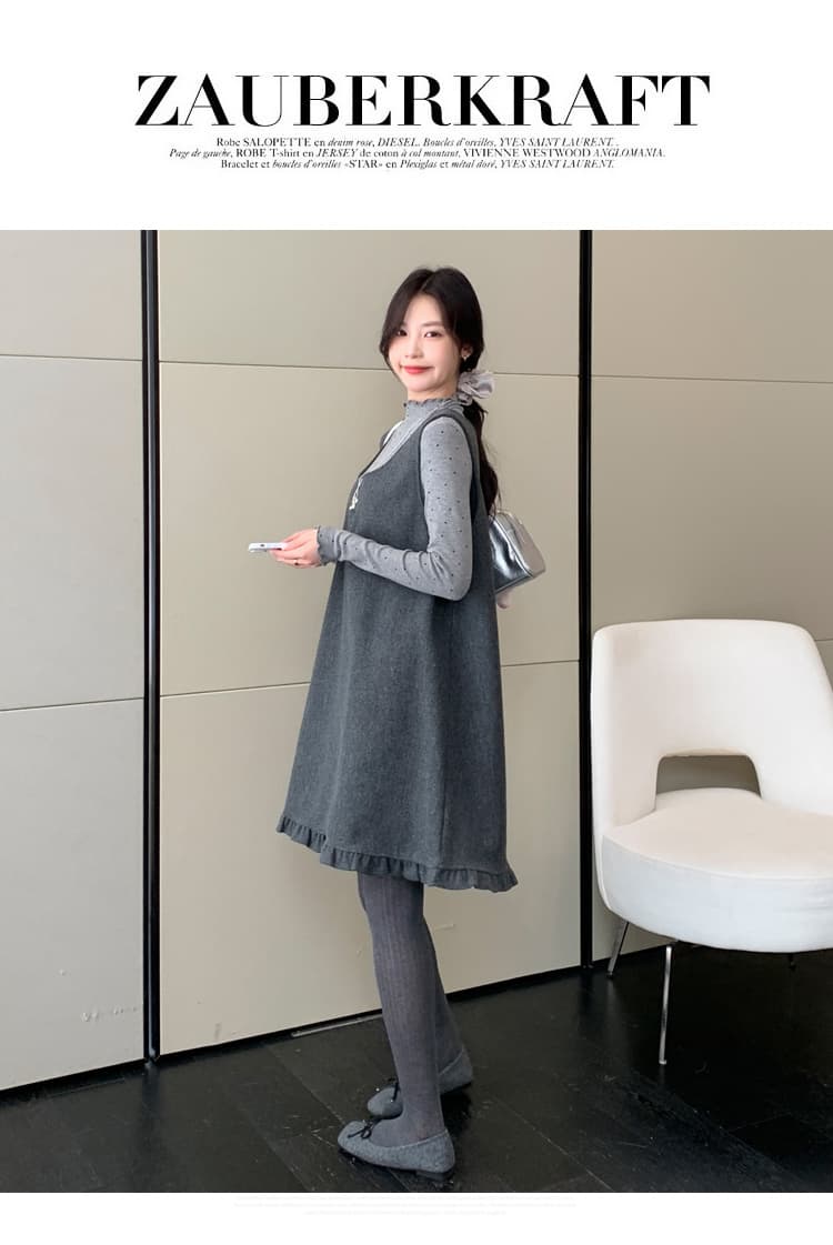 실사 미니멀리즘 2 세트 빅 사이즈 캐주얼 세트 상세 이미지 22