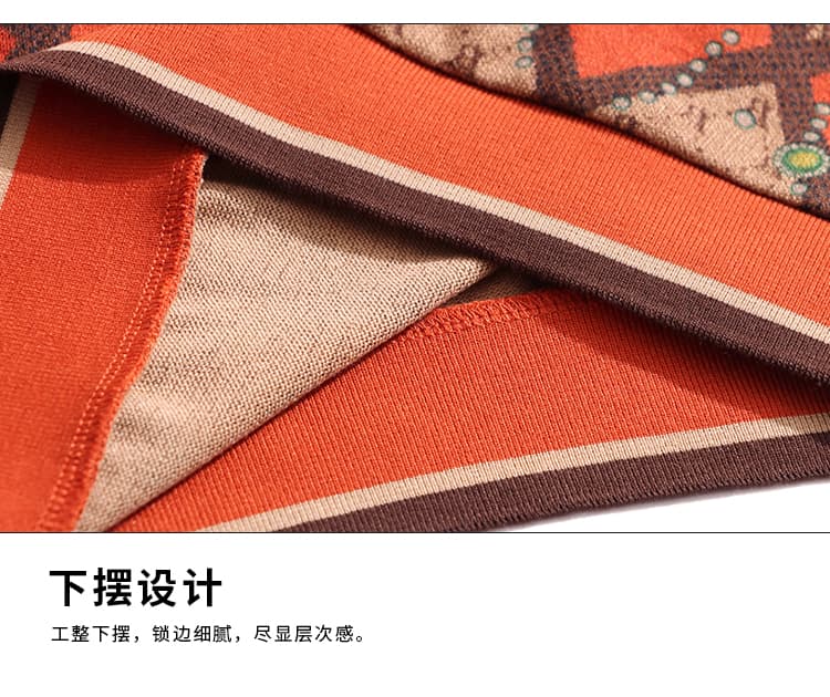 2026 가을 새로운 외국 가스 POLO 칼라 중년 엄마 외국 가스 긴팔 티셔츠 여성 루즈핏 연령 감소 기본 셔츠 상세 이미지 17