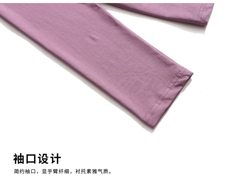 2026 새로운 가을 의상 외출용 긴팔 티셔츠 여성 루즈핏 폴로 칼라 슬림해 보이는 연령 감소 POLO 칼라 맨위 엄마 가을 의상 상세 이미지 20