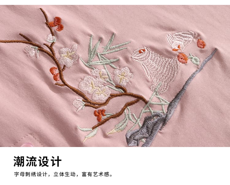 2026 가을 새로운 빅 사이즈 맨위 중노년 엄마 가을 의상 외출용 기본 셔츠 순면 긴팔 티셔츠 여성 상세 이미지 22