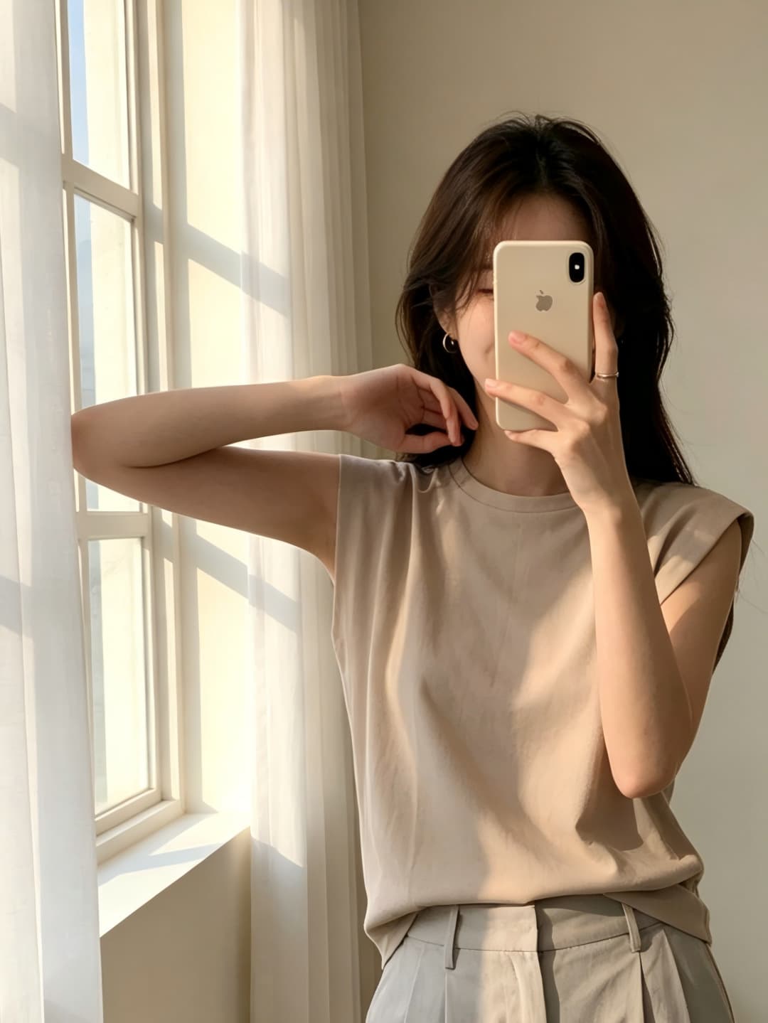 민소매 반팔 티셔츠 여성 여름 새로운 아메리칸 레트로 작은 대중 핫걸 루즈핏 캐주얼 패션 맨위 상세 이미지 5