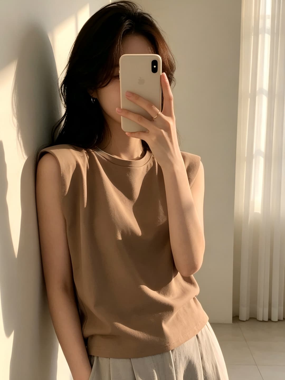 민소매 반팔 티셔츠 여성 여름 새로운 아메리칸 레트로 작은 대중 핫걸 루즈핏 캐주얼 패션 맨위 상세 이미지 14
