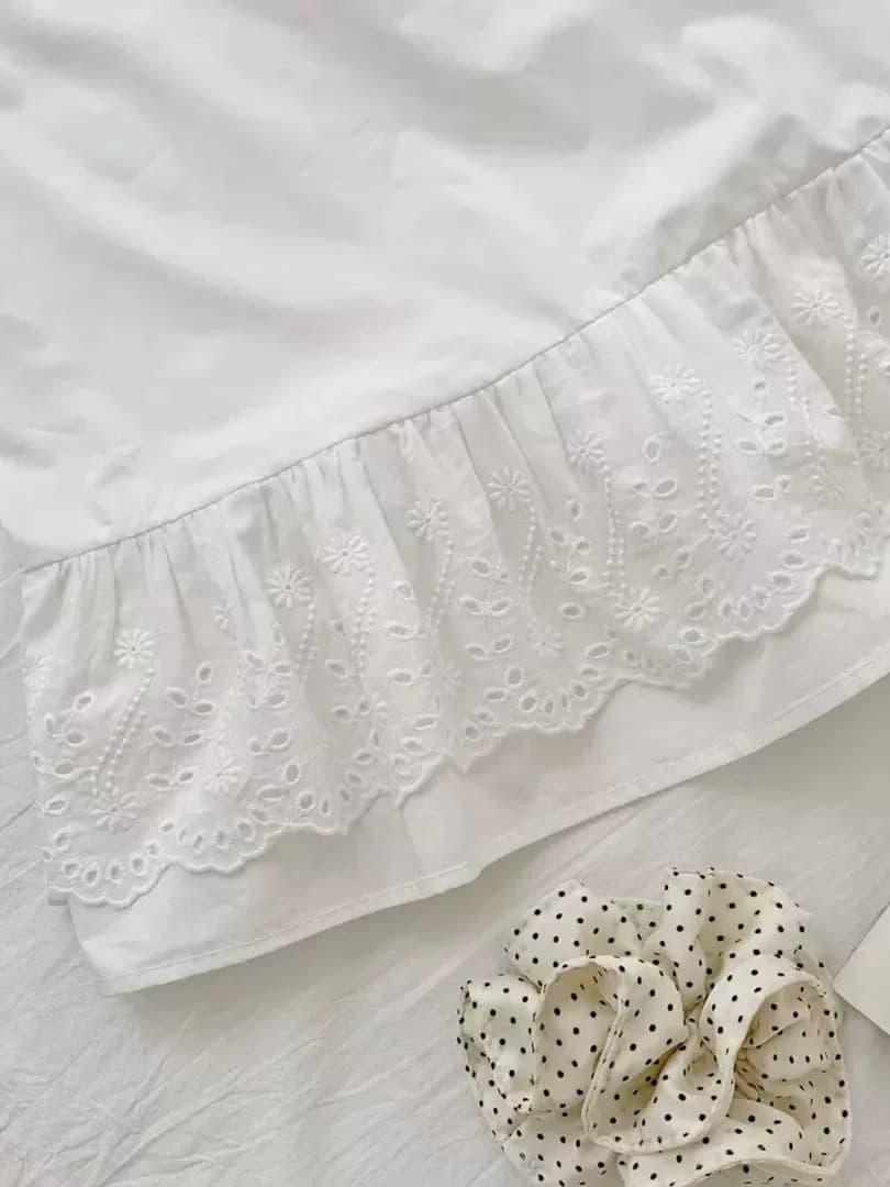 한 스타일 품격 패치워크 레이스 옆으로 눕다. 진자 조끼 여성 여름 스택 착용 순수한 욕망 센스 루즈핏 단어 어깨 민소매 맨위 이미지 4