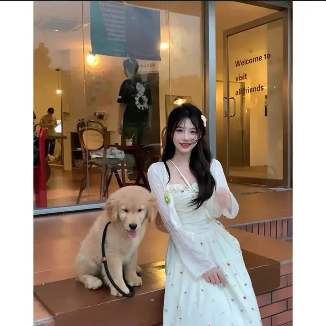 부드러운 바람 자수 슬립 점프 슈트 치마 세트 여성 여름 얇은 스타일 레이스 자외선 차단 오픈 가디건 프랑스식 허리 수축 짧은 치마 상세 이미지 9