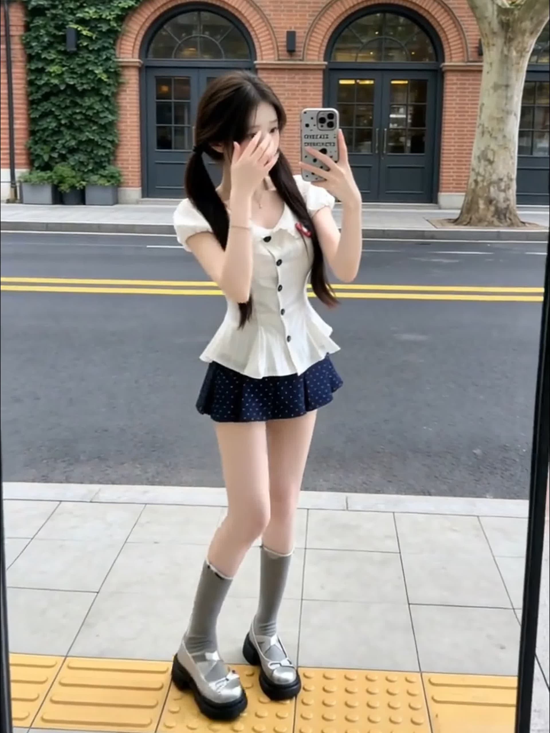 경관 그림 정가 바다 소금 우유 표지 여름 디자인 센스 순수한 욕망 핫걸 바람 반팔 셔츠 달콤함 맨위 상세 이미지 2