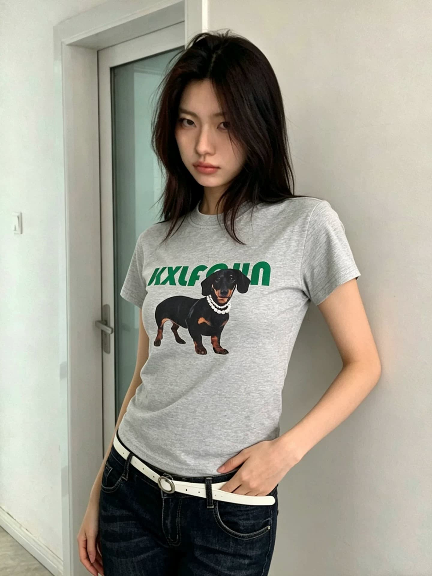 1 1 순면 일반 섹션 긍정적 인 어깨 반팔 높은 탄력성 새로운 여름 몸매 가꾸기 슬림해 보이는 외국 가스 맨위 상세 이미지 9