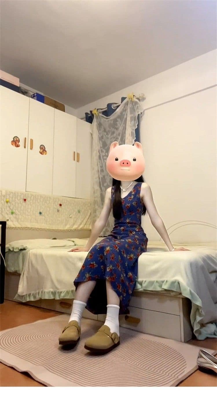 프랑스식 레트로 V넥 꽃무늬 민소매 조끼 여성 드레스 여름 새로운 고급 센스 허리 수축 슬림해 보이는 길다 치마 상세 이미지 6