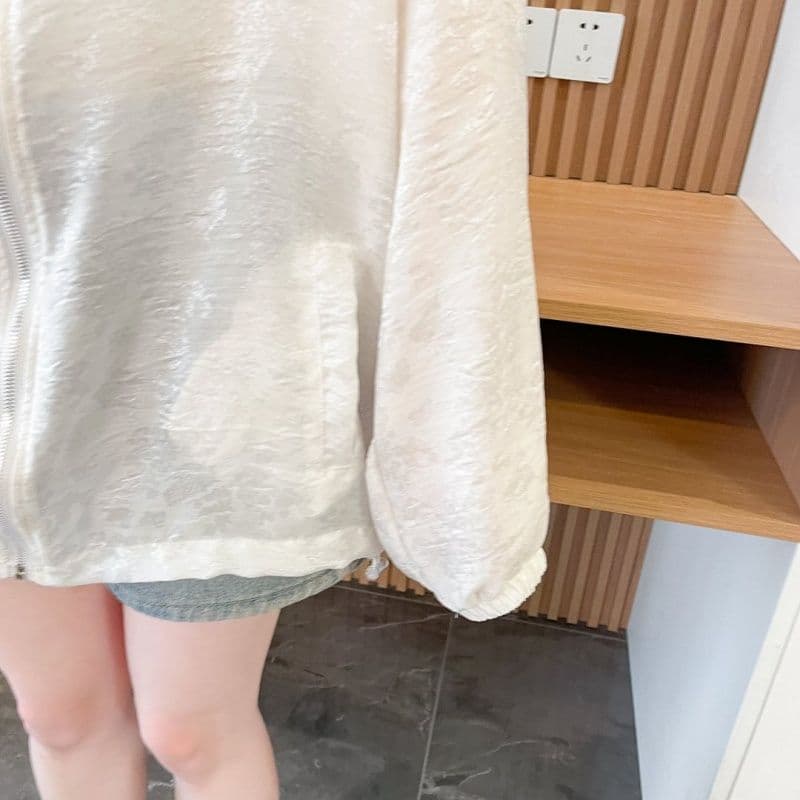 실사 흔들어서 톤 품질 얇고 가벼운 부드럽다 자외선 차단 의류 후드 지퍼 여성 코트 봄 가을 새로운 맨위 외부 가져 가라. 여성 상세 이미지 12