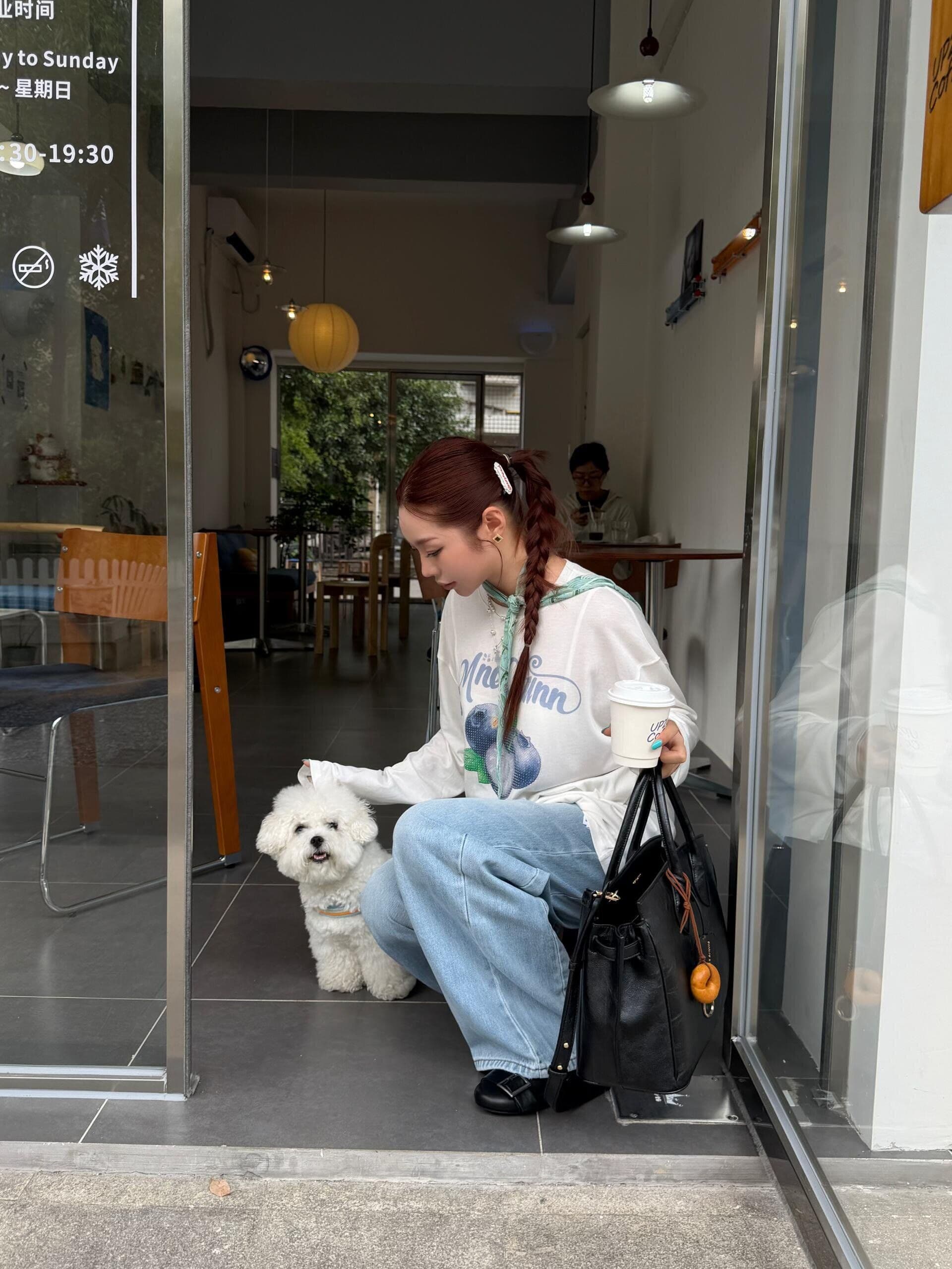 180 그램 아마 눈꽃 긴팔 티셔츠 태양 보호 셔츠 기본 셔츠 블라우스 통기성 루즈핏 상세 이미지 5