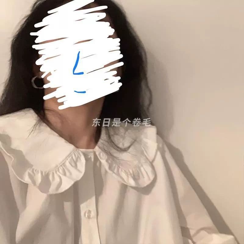 일본식 달콤함 베이비 칼라 긴팔 여성 셔츠 2026 가을 새로운 인사이드 가져 가라. 스택 착용 셔츠 루즈핏 연령 감소 맨위 이미지 5
