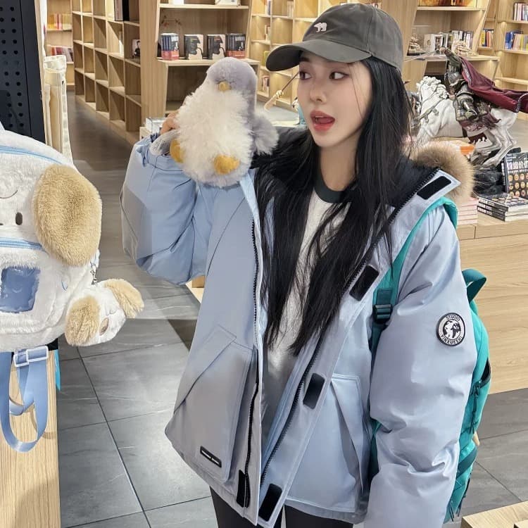 Parker 서비스 워크웨어 아래 면화 의류 여성 2026 새로운 고급 디자인 센스 작은 대중 oversize 재킷 이미지 2
