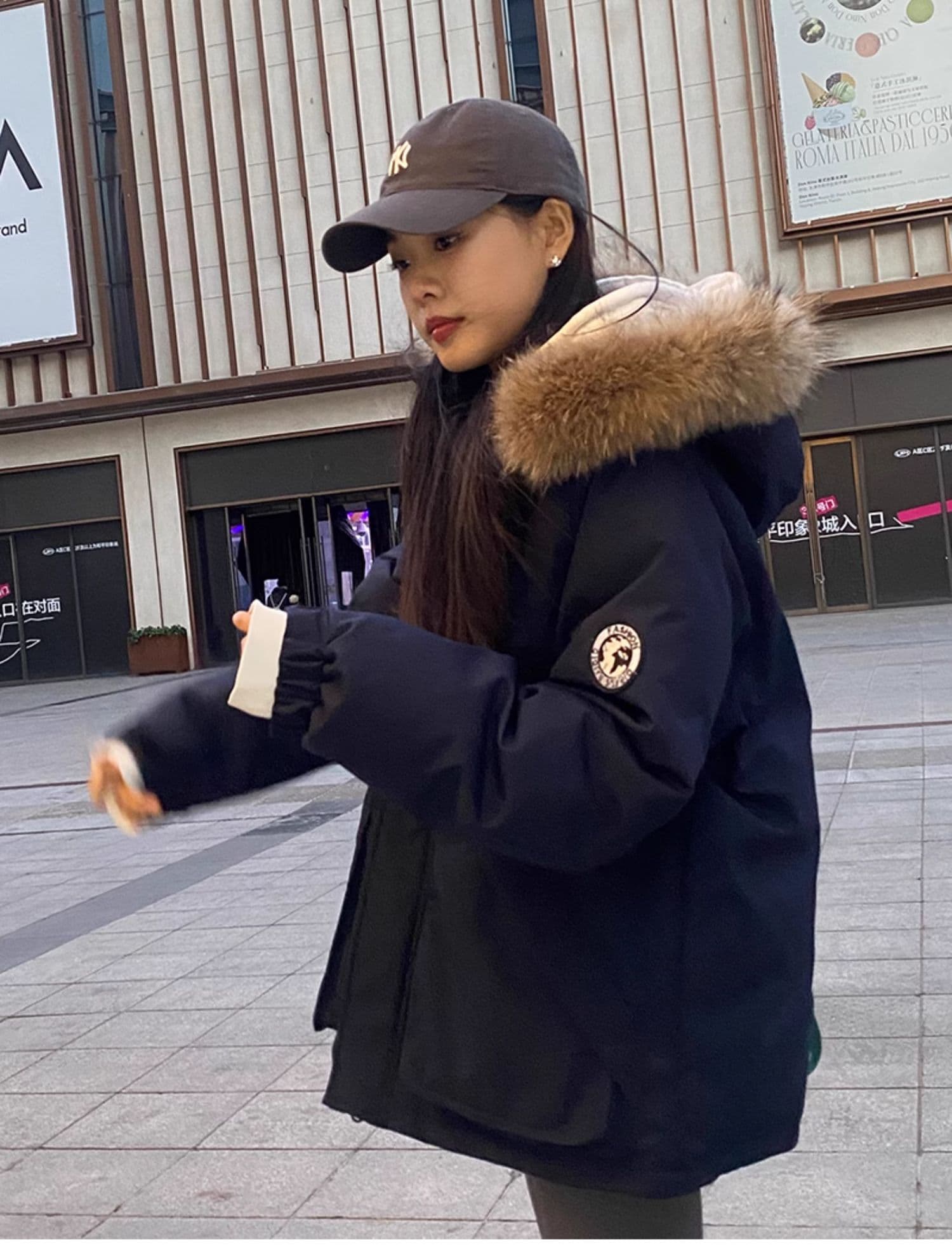 Parker 서비스 워크웨어 아래 면화 의류 여성 2026 새로운 고급 디자인 센스 작은 대중 oversize 재킷 상세 이미지 10