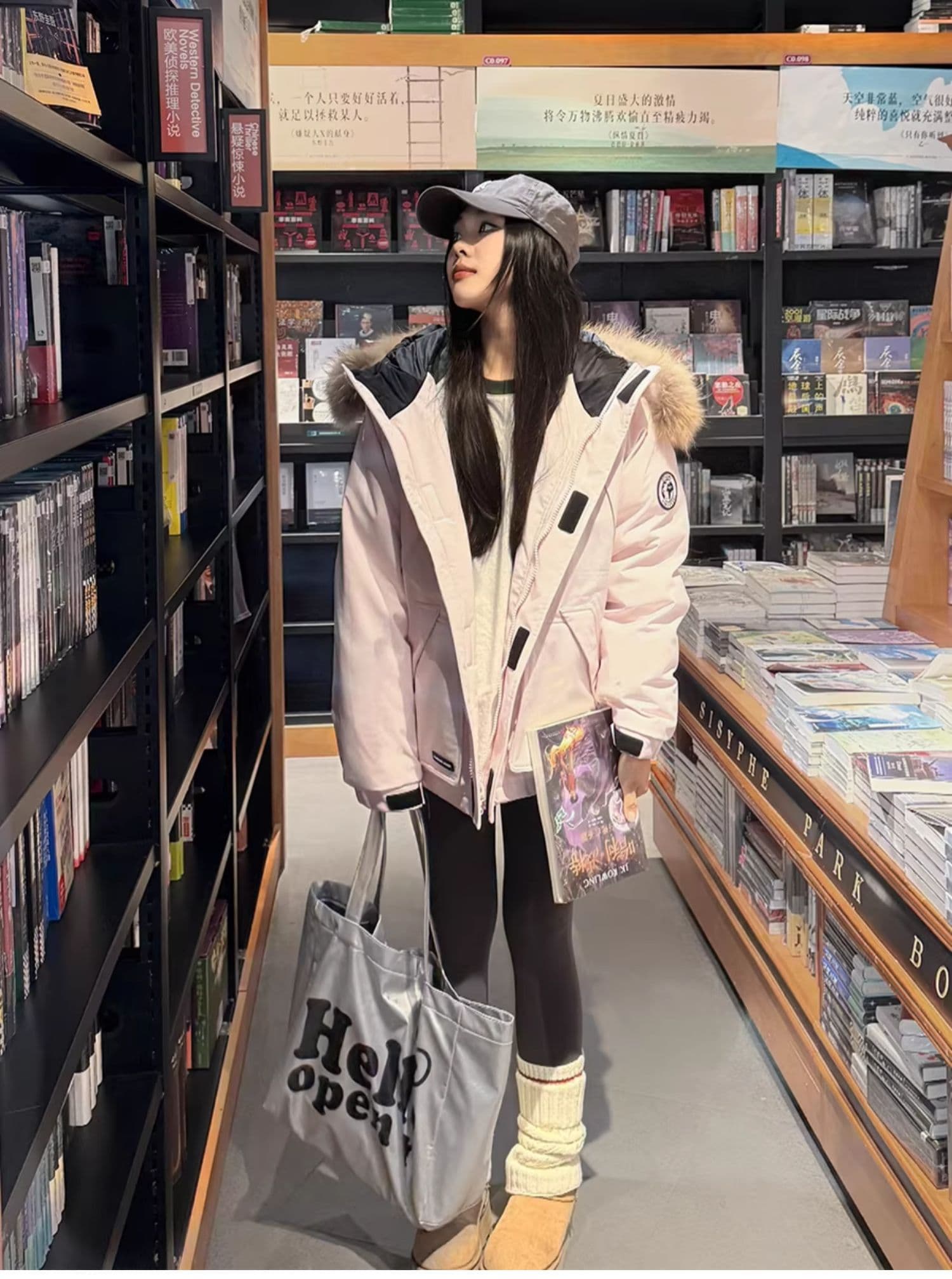Parker 서비스 워크웨어 아래 면화 의류 여성 2026 새로운 고급 디자인 센스 작은 대중 oversize 재킷 상세 이미지 14