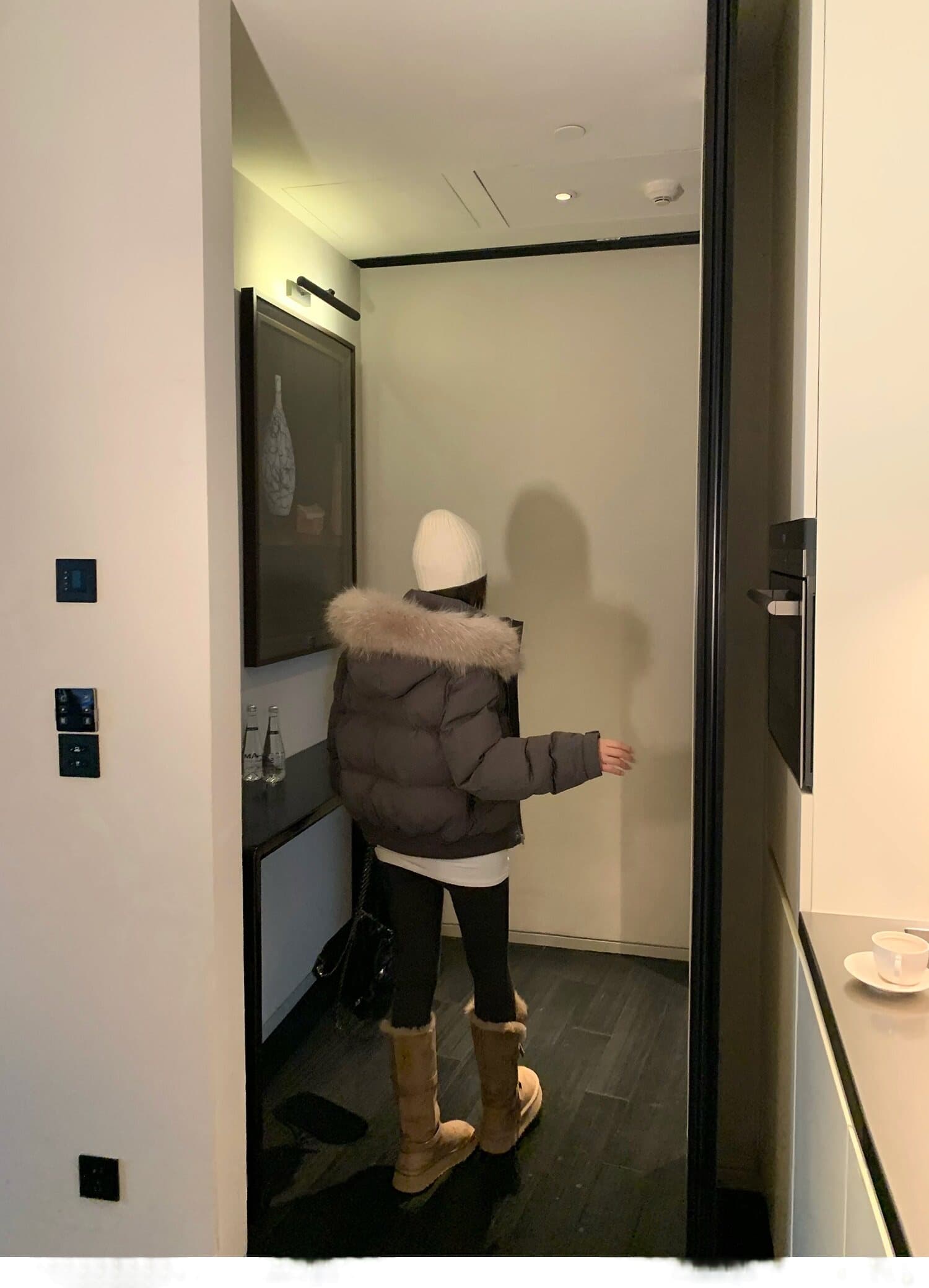 작은 키 다운 재킷 여성 면 의류 재킷 워크웨어 Parker ins 한국 스타일 두꺼운 스탠드 칼라 쇼트 스타일 다운 외투 상세 이미지 10