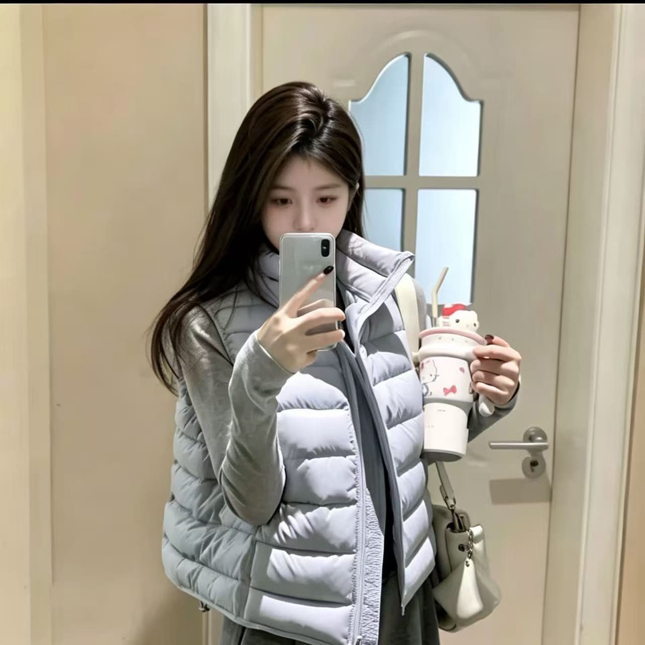 아래 면화 의류 여성 겨울 ins 얇고 가벼운 후드 작은 목화 진딧물 한국 스타일 루즈핏 패션 보온 면 옷 재킷 베스트