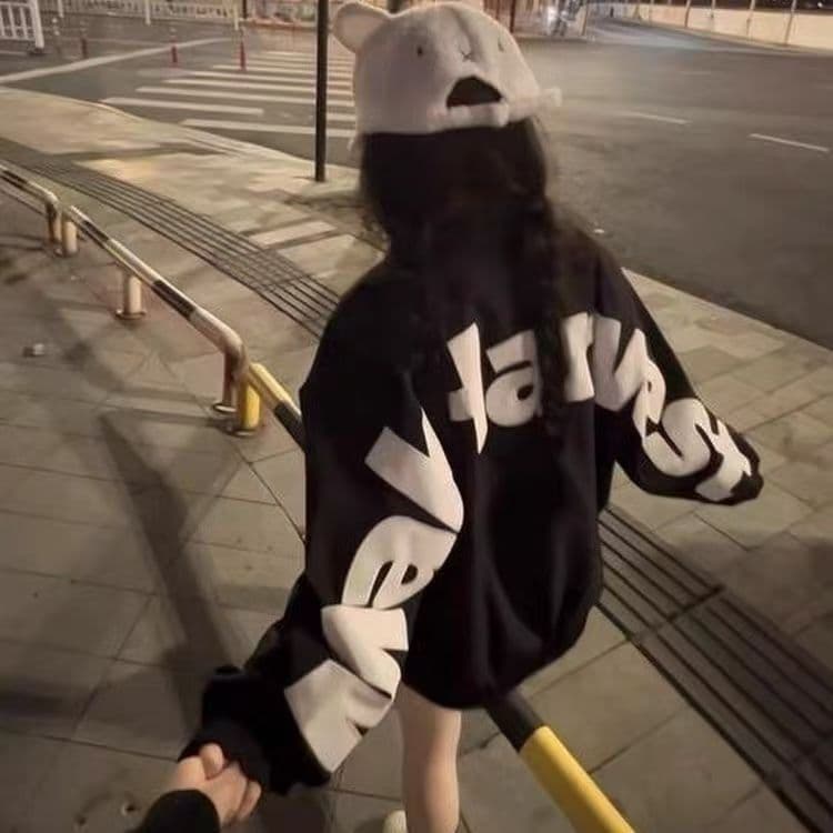 작은 옥스포드 복합 막대기 가죽 자수 아메리칸 거리 알파벳 자수 플라잉 재킷 봄 남녀 야구 재킷 상세 이미지 9