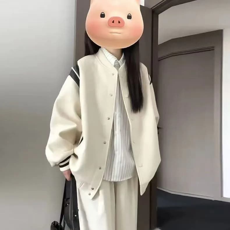 아메리칸 털이 있고 두꺼운 야구 유니폼 여성 재킷 재킷 가을 겨울 2026 새로운 폭발 고급 센스 캐주얼 맨위