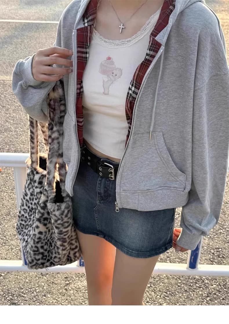 자수 후아 면 복합 우유 실크 아메리칸 레트로 느긋한 바람 오픈 가디건 여성 재킷 트렌디 상세 이미지 4