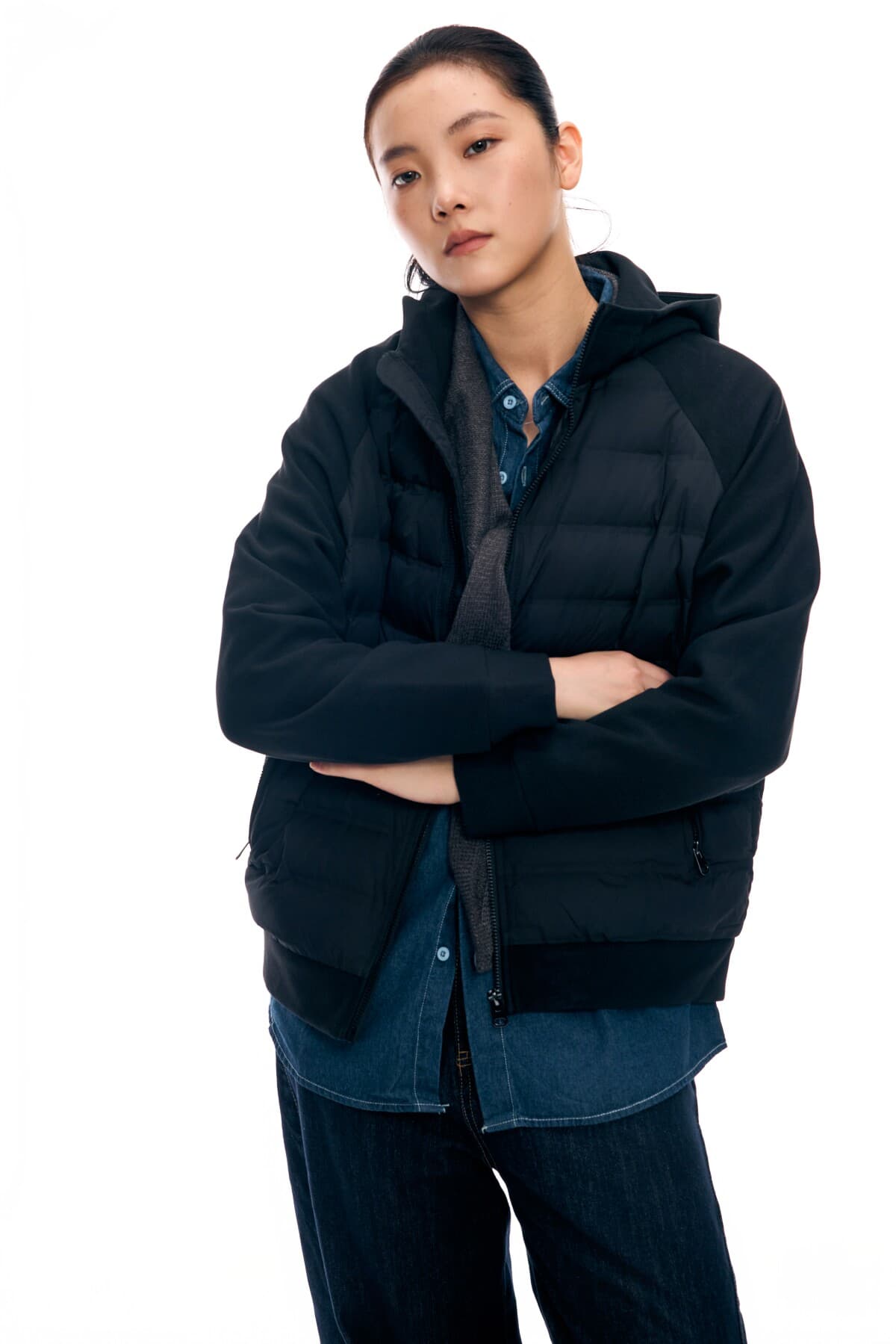 얇고 가벼운 갈비 살 다운 재킷 내피 여자 겨울 자이언트 잘 생긴 ~ 중 겨울 의류 여성 코트 면 의류 얇은 스타일 가을 겨울 착용 가져 가라. 상세 이미지 23