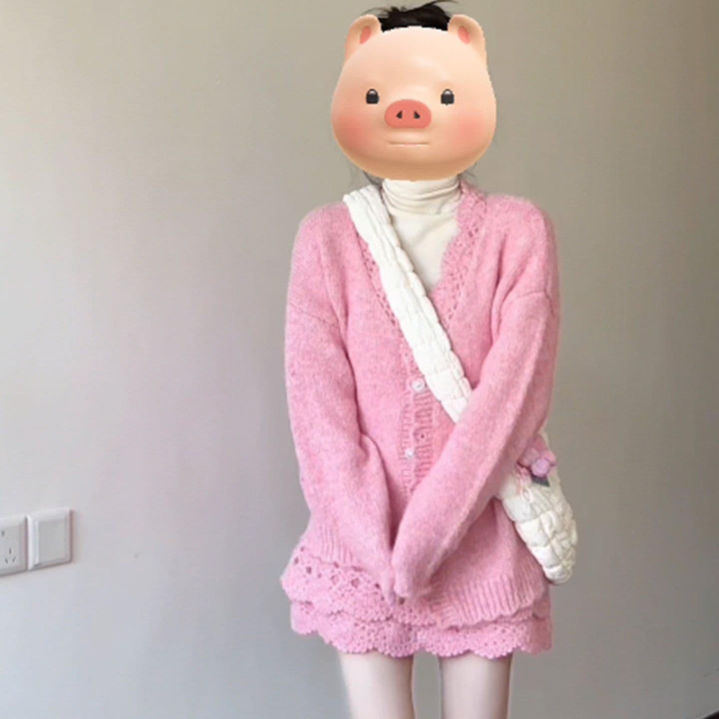 원본 좋은 품질 작은 샤넬 스타일 한 부서 착용 가져 가라. 전체 집합 세트 가을 겨울철 새로운 패션 두 조각 여성 세트 상세 이미지 3