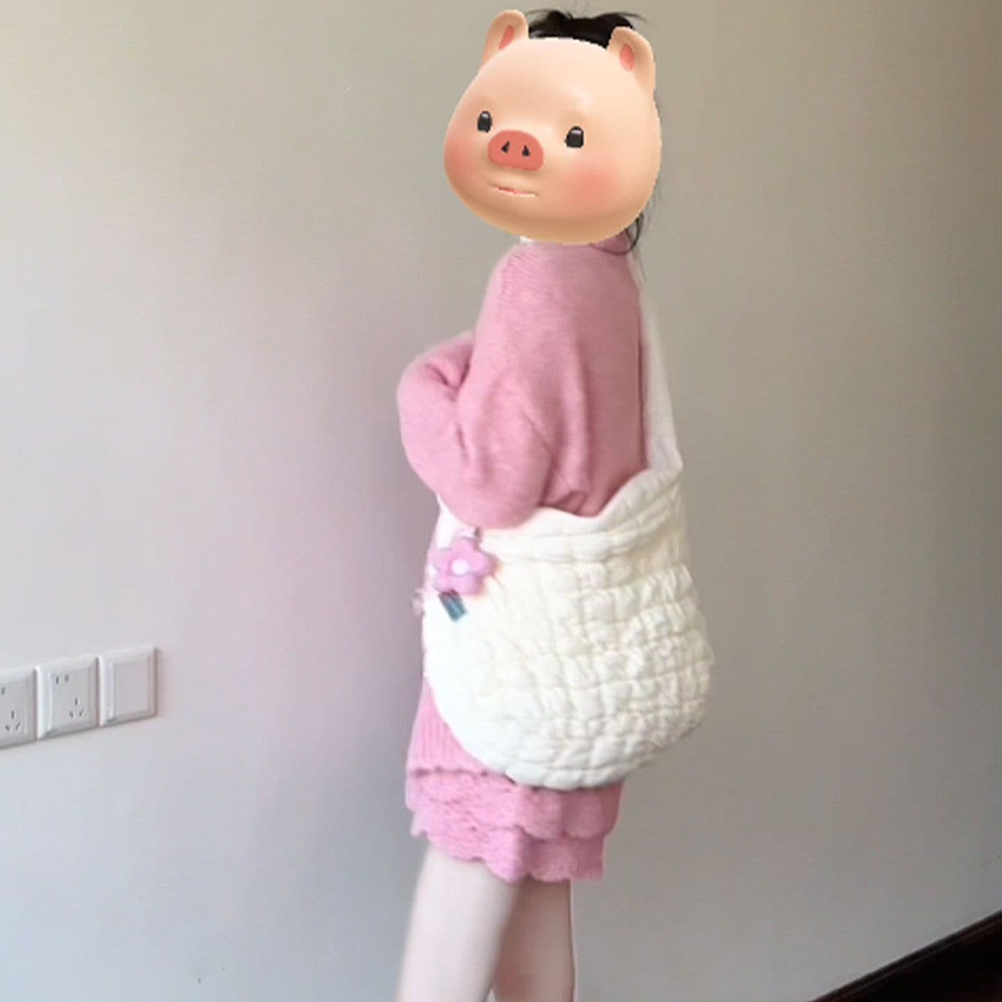 원본 좋은 품질 작은 샤넬 스타일 한 부서 착용 가져 가라. 전체 집합 세트 가을 겨울철 새로운 패션 두 조각 여성 세트 상세 이미지 5