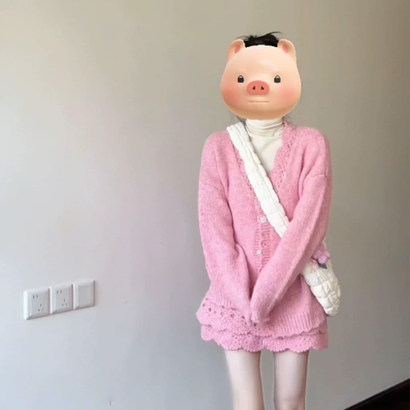 원본 좋은 품질 작은 샤넬 스타일 한 부서 착용 가져 가라. 전체 집합 세트 가을 겨울철 새로운 패션 두 조각 여성 세트 상세 이미지 7