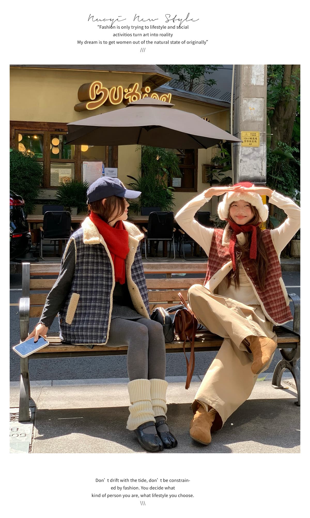 아메리칸 디자인 센스 양면 착용 체크무늬 플리스 면 옷 베스트 가을 겨울 루즈핏 캐주얼 보온 재킷 2026 상세 이미지 14