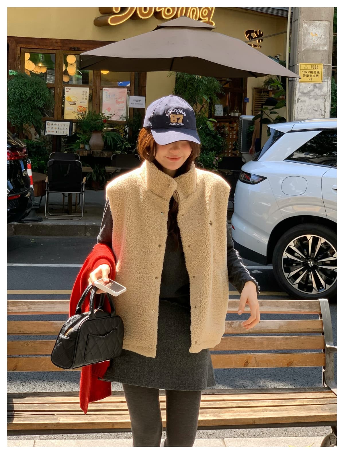 아메리칸 디자인 센스 양면 착용 체크무늬 플리스 면 옷 베스트 가을 겨울 루즈핏 캐주얼 보온 재킷 2026 상세 이미지 27