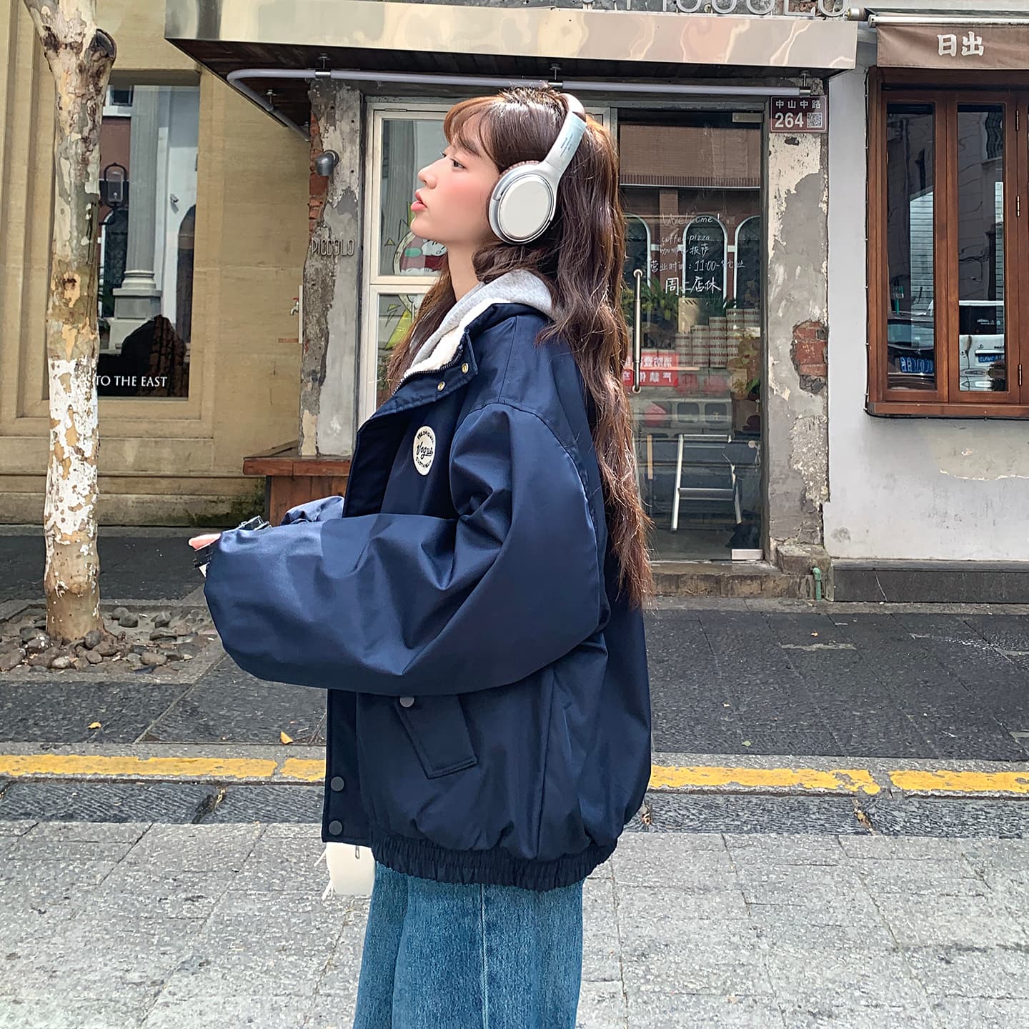 아메리칸 레트로 쇼트 스타일 면 의류 여성 양털 털이 있는 목화 진딧물 겨울 새로운 학생 oversize 재킷 트렌디 이미지 3