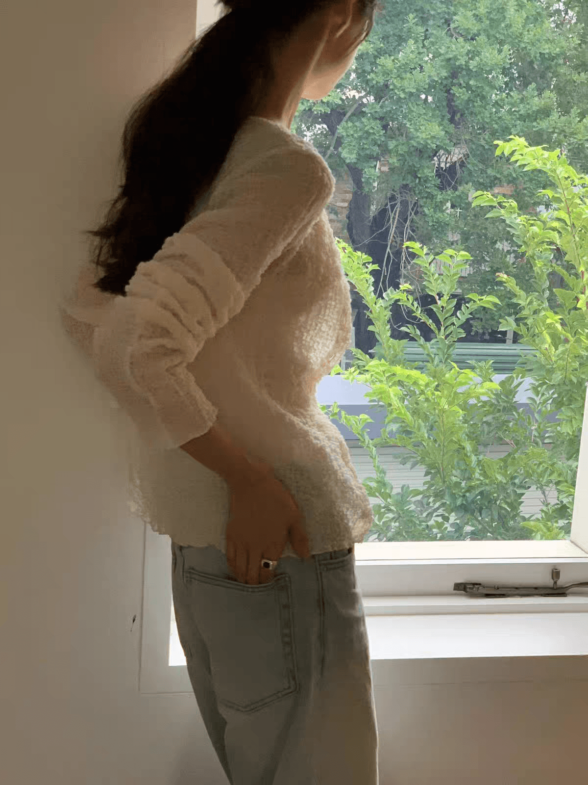 품격 작은 샤넬 스타일 라운드 넥 얇은 스타일 주름 맨위 한국 스타일 다용도 단추 카디건 코트 상세 이미지 10