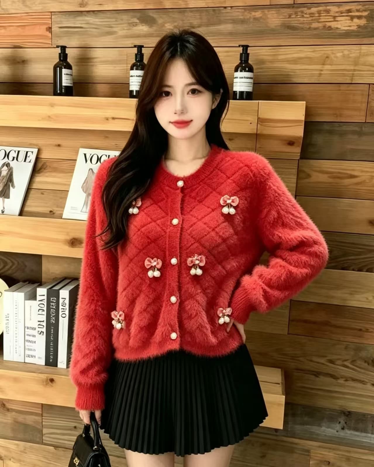 새로운 높은 품질 플리스 플러시 손 훅 달콤함 다용도 스웨터 맨위 상세 이미지 2