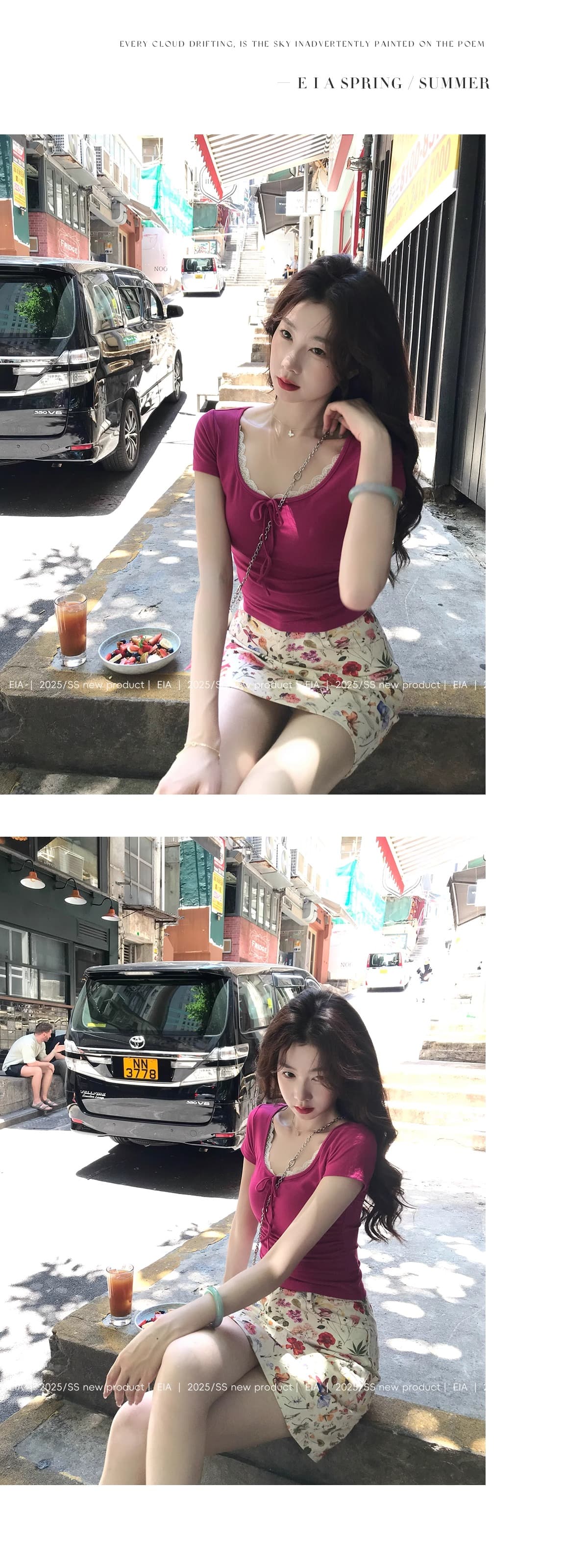 품격 반팔 티셔츠 여성 여름 달콤함 연령 감소 레이스 측면 쇼트 스타일 슬림해 보이는 맨위 상세 이미지 19