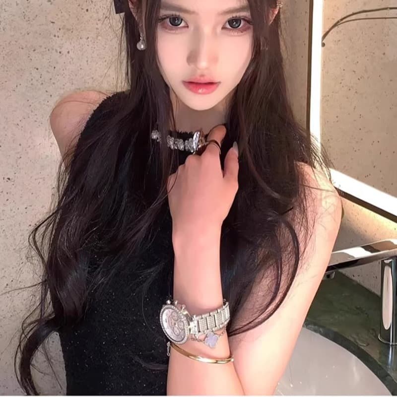 여성 여름 작은 키 품격 허리 수축 슬림해 보이는 생일 케이크 드레스 프랑스식 작은 샤넬 스타일 Chic 디자인 A라인 스커트 여성 의류 이미지 6