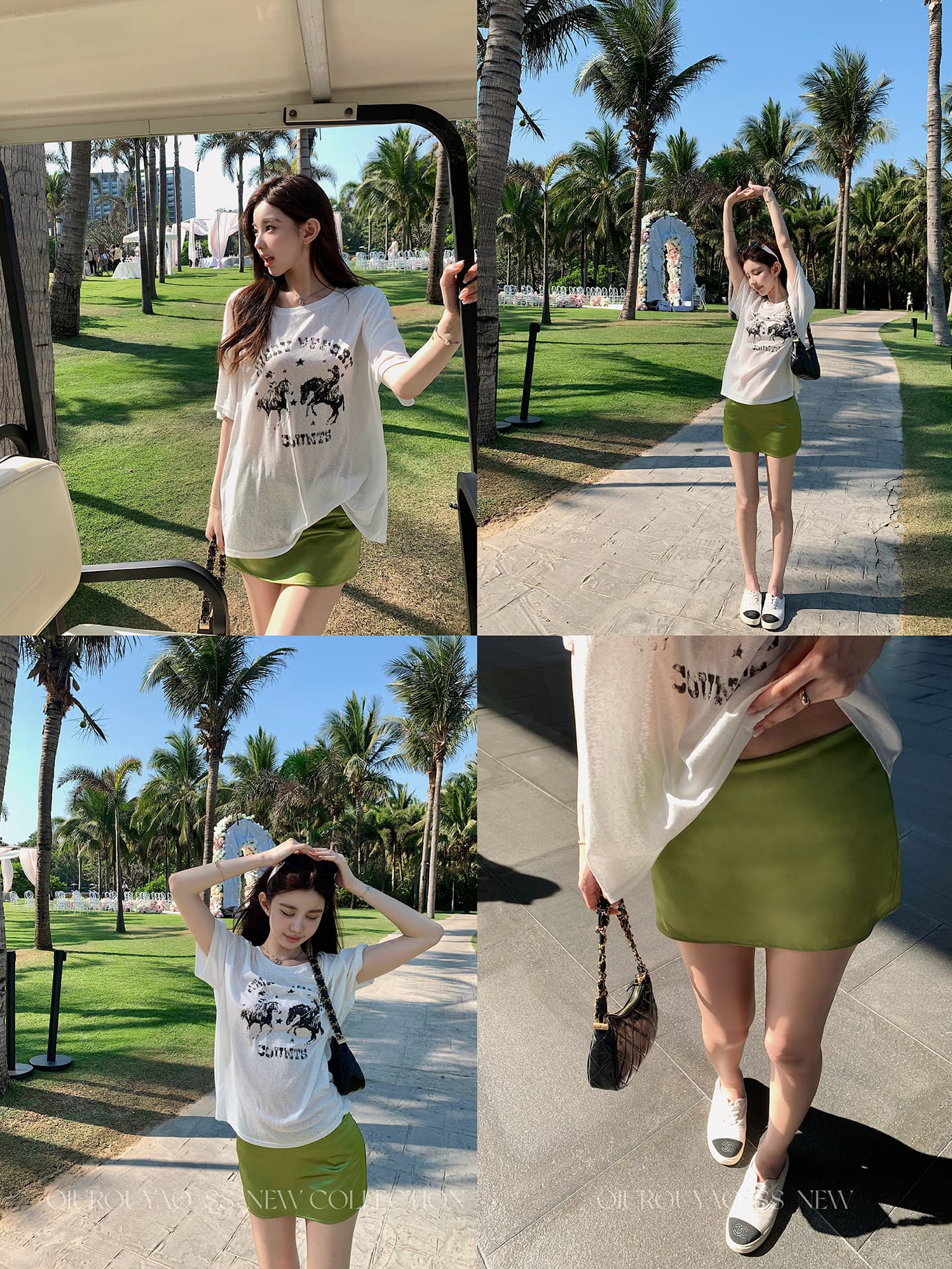 치우 고기 야오 빛 팬 사랑 안개 얼굴 단조 센스 다용도 mini 치마바지 여성 여름 로우 웨이스트 슬림해 보이는 미니멀리즘 미니 스커트 이미지 4